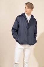 Finn in Navy Protective Outerwear Top - Image 5