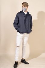 Finn in Navy Protective Outerwear Top - Image 3