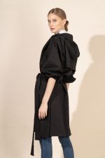 June in Black Protective Outerwear - Image 11