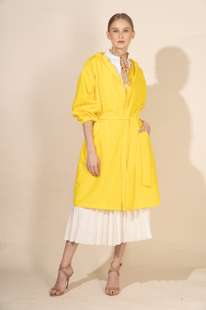 June in Yellow Protective Outerwear
