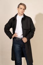 Milo in Black Protective Outerwear Coat