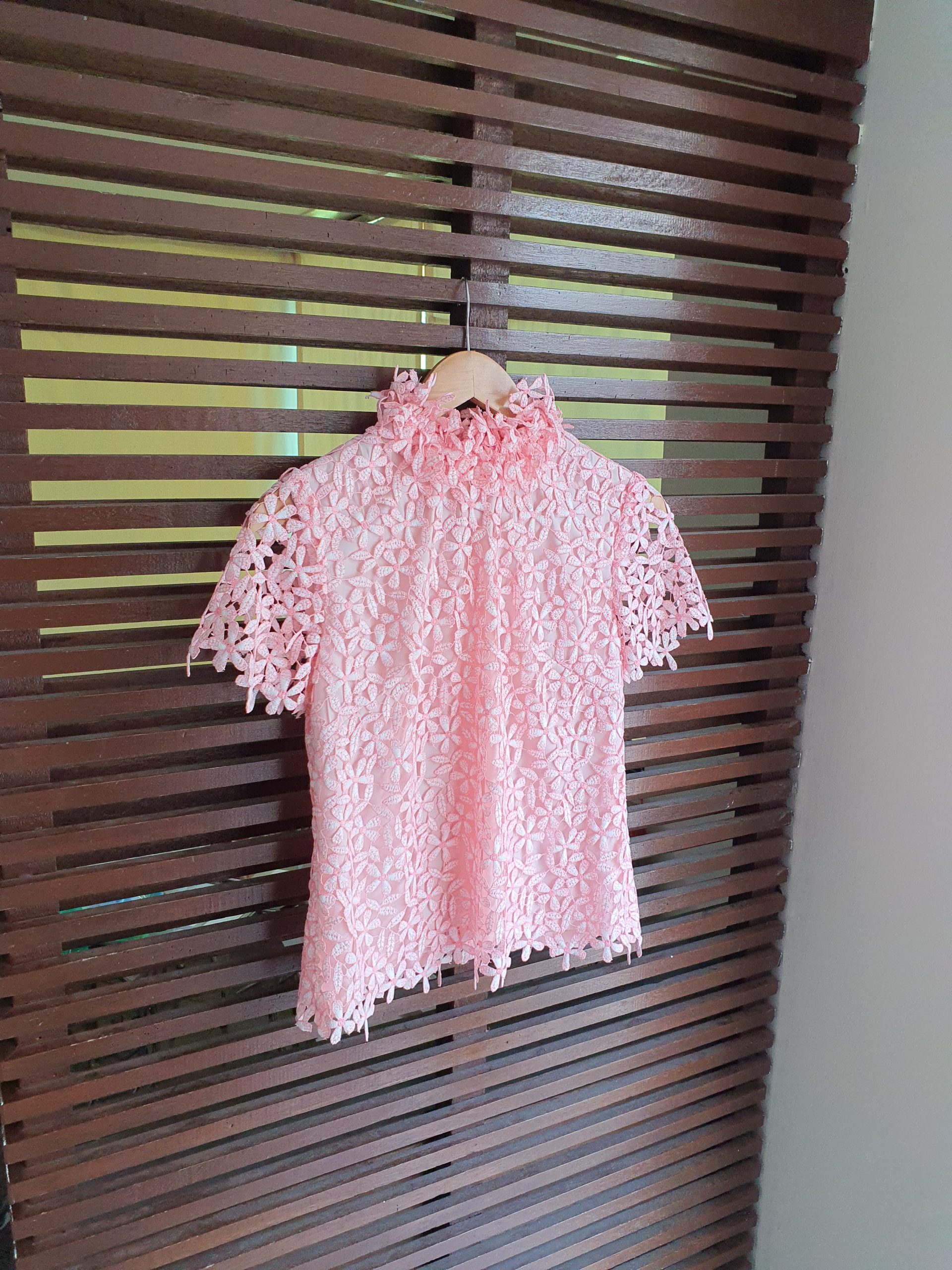 Ashley in Coral and White