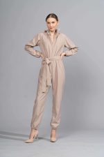 Celine Protective Outerwear Jumpsuit in Tan - Image 3