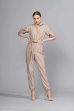 Celine Protective Outerwear Jumpsuit in Tan - Image 2