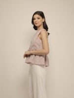 Wisconsin in Baby Pink Two Tone Eyelet - Image 4