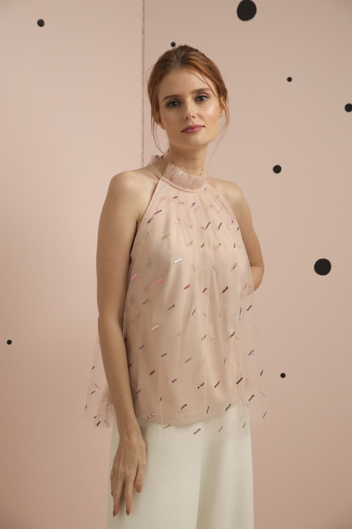 Marisol in Metallic Blush