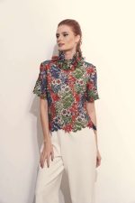 Ashley in Fall Multi-Coloured Lace - Image 4