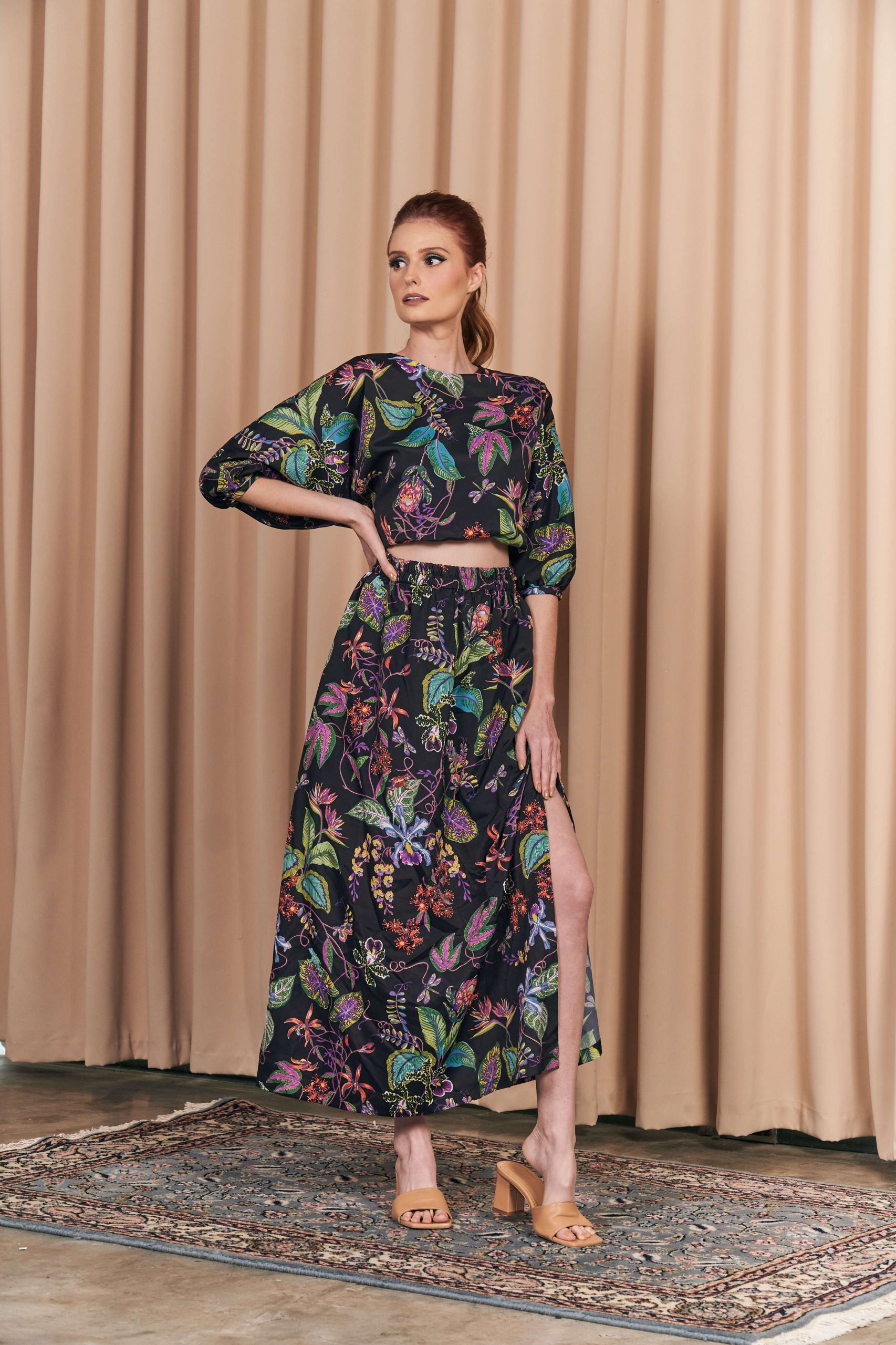 Mattia in Black Floral