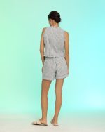Carmen in Metallic Blue - Image 3