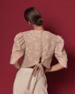 Kai in Blush Floral Lace Mesh - Image 2