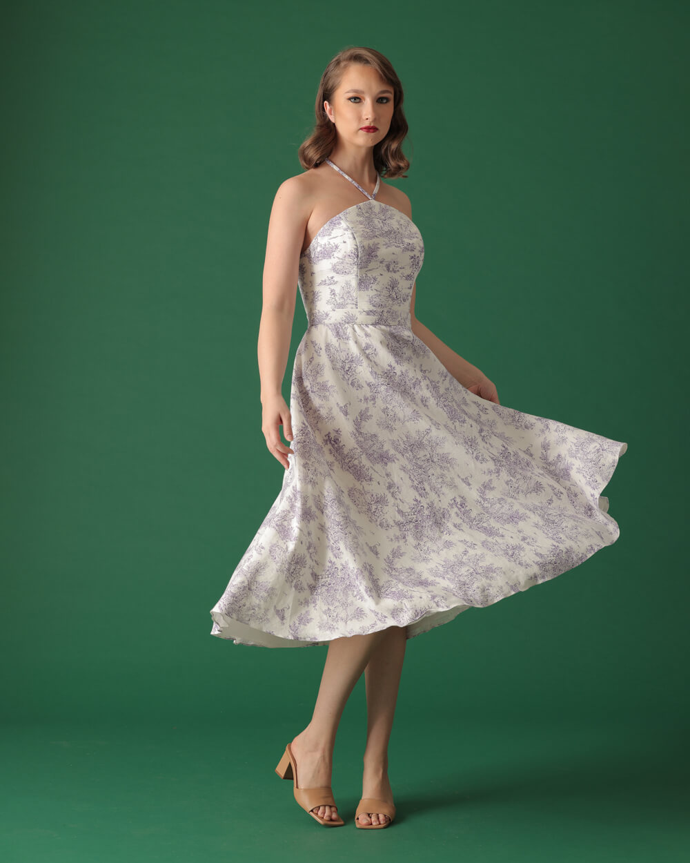 Benedict in Lilac Toile