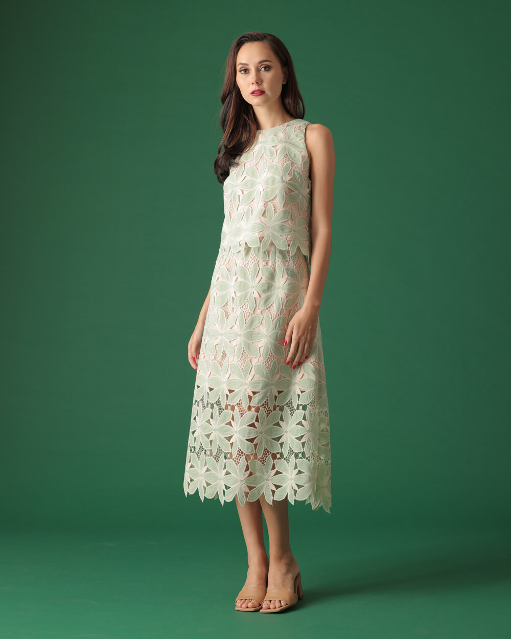 Landry in Mint Floral