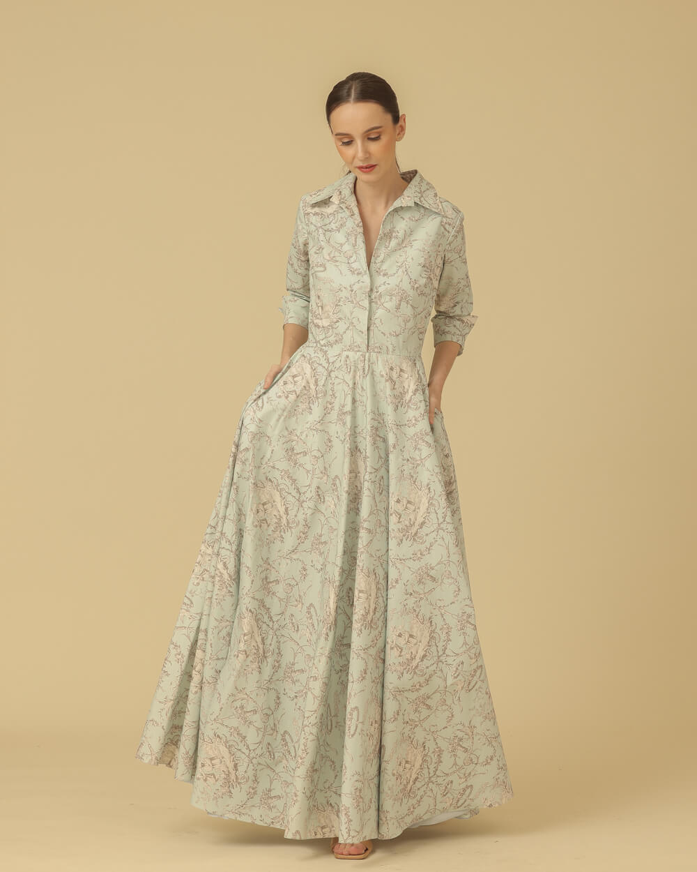 070A5183 Acacia in Powder Blue - Image 1
