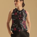 Stefanos in Black Floral Print