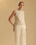 Stefanos in Bone Floral Print - Image 3
