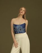 Amara Top in Cobalt Blue - Image 2