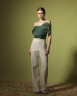 Georges Top in Emerald Green - Image 3