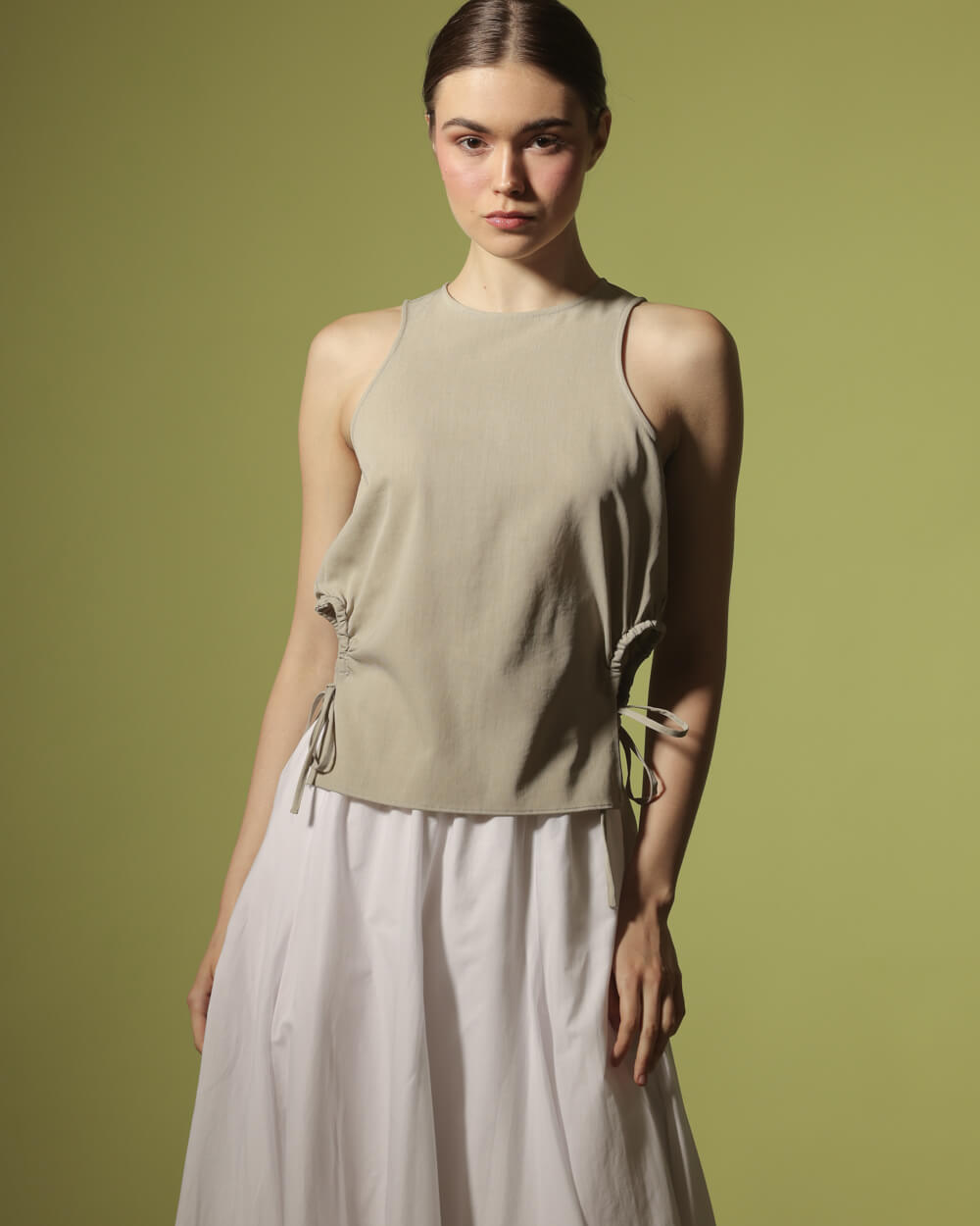 Mathieu Top in Dove Grey